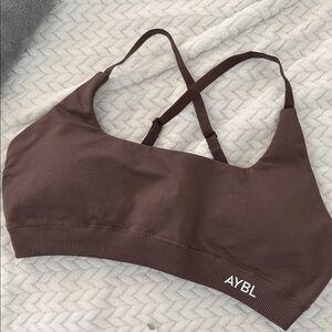 AYBL Chocolate Brown Sports Bra